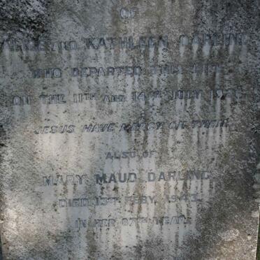 DARLING Alice -1926 :: DARLING Kathleen -1926 :: DARLING May Maud -1943