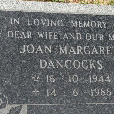 DANCOCKS Joan-Margaret 1944-1988