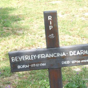 DEARHAM Beverley Francina 1961-2008