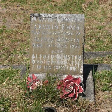 DENSTON Alfred -1938 &amp; Cecilia Emma -1933