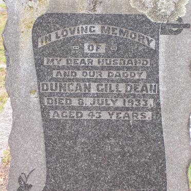 DEAN Duncan Gill -1933