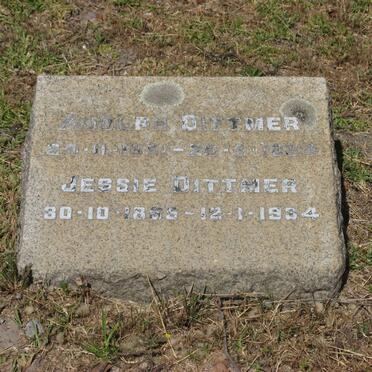 DITTMER Adolph 1851-1934 &amp; Jessie 1855-1934