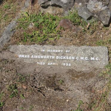 DICKSON Thomas Ainsworth -1935