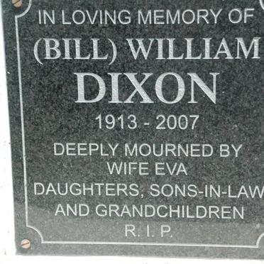 DIXON William 1913-2007