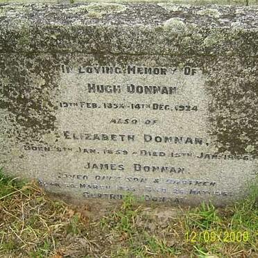 DONNAN Hugh 185?-1924 &amp; Elizabeth 1859-1946 :: DONNAN James :: DONNAN Gertrude