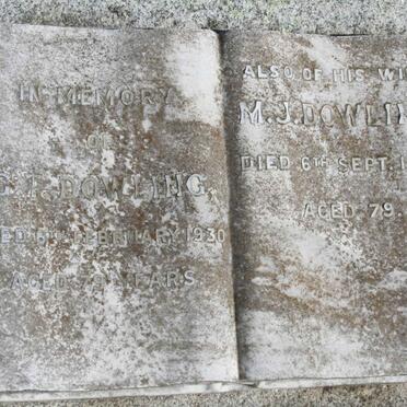 DOWLING G.T. -1930 &amp; M.J. -1937