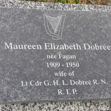 DOBRÉE Maureen Elizabeth nee FAGAN 1909-1950