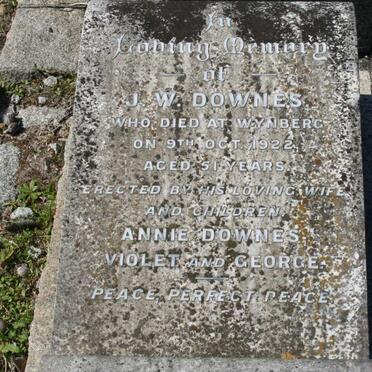 DOWNES J.W. -1922