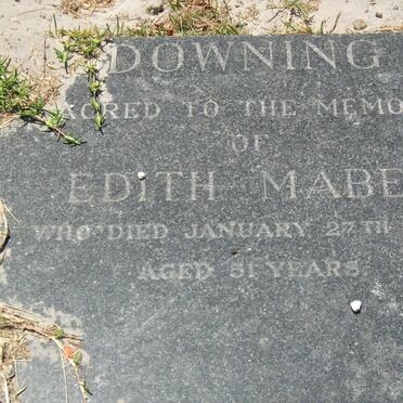 DOWNING Edith Mabel -1959