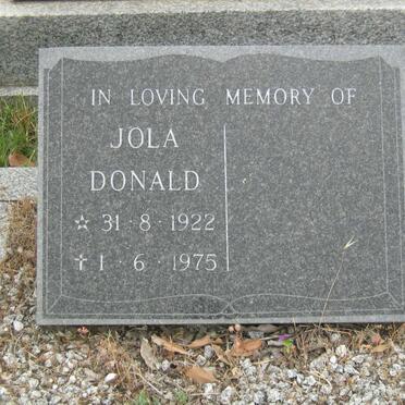 DONALD Jola 1922-1975