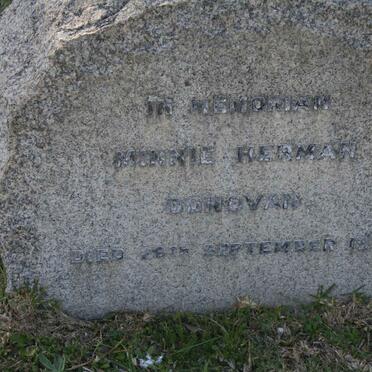 DONOVAN Minnie Herman -1934