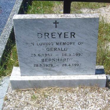 DREYER Bernhardt 1929-1997 :: DREYER Gerald 1967-1997