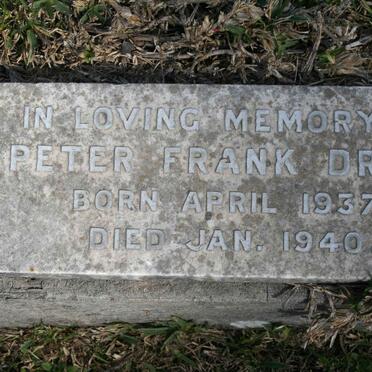 DREW Peter Frank 1937-1940