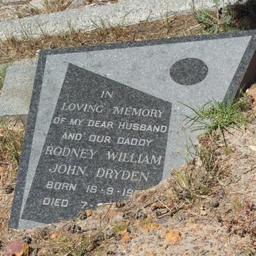 DRYDEN Rodney William John 19??-????