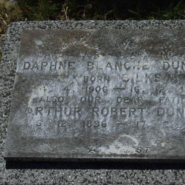 DUNSTAN Arthur Robert 1896-19? &amp; Daphne Blanche SILKS 1906-1966