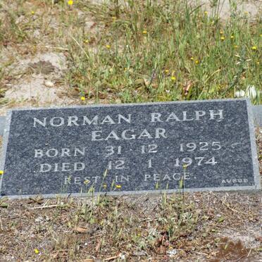 EAGAR Norman Ralph 1925-1974
