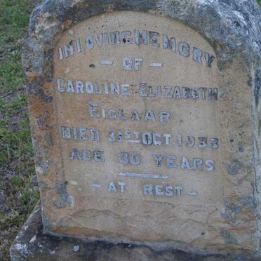 EIGLAAR Caroline Elizabeth -1933
