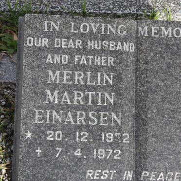 EINARSEN Merlin Martin 1932-1972