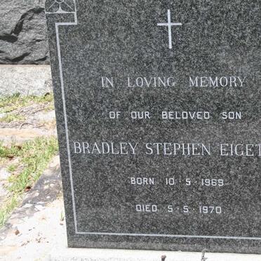 EIGETER Bradley Stephen 1969-1970