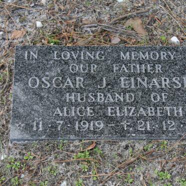 EINARSEN Oscar J. 1919-1984