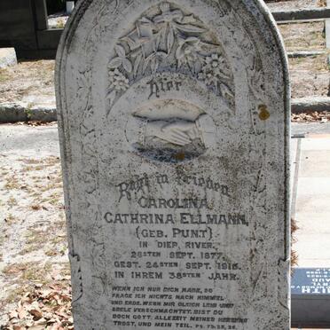 ELLMANN Carolina Cathrina nee PUNT 1877-1915