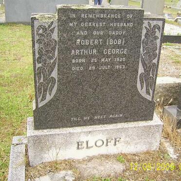 ELOFF Robert Arthur George 1920-1963