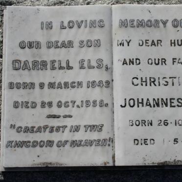 ELS Christiaan Johannes 1918-1961 :: ELS Darrell 1942-1958