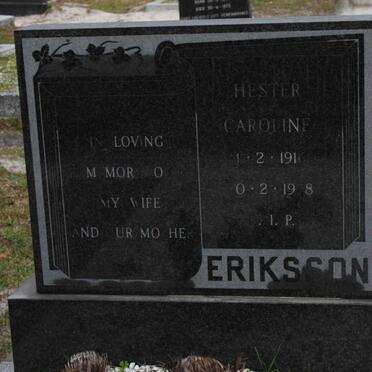 ERIKSSON Hester Carolina 1916-1978
