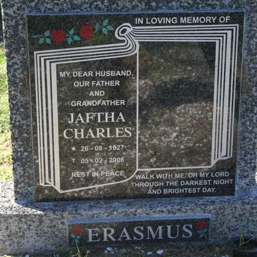 ERASMUS Jaftha Charles 1927-2006