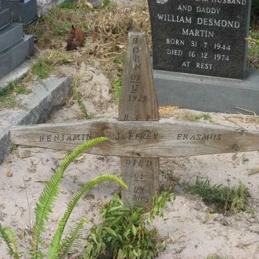 ERASMUS Benjamin Jeffrey 1929-2005