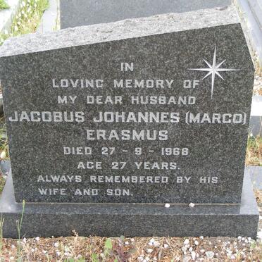 ERASMUS Jacobus Johannes -1968
