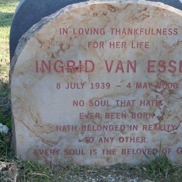 ESSEN Ingrid, van 1939-2000