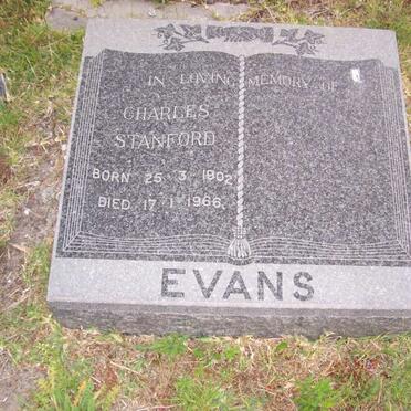 EVANS Charles Stanford 1902-1966