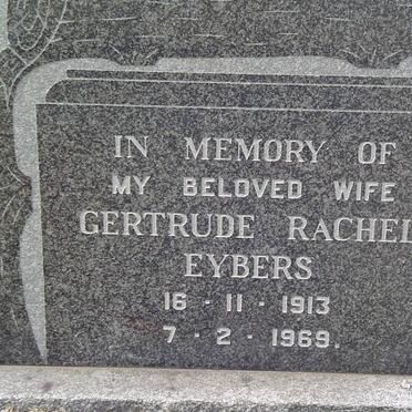 EYBERS Gertrude Rachel 1913-1969