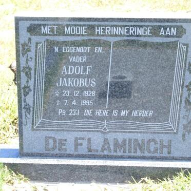 FLAMINGH Adolf Jakobus, de 1928-1995