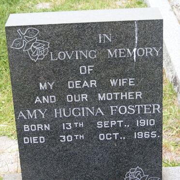 FOSTER Amy Hugina 1910-1965