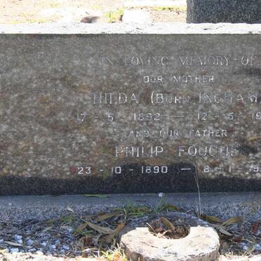 FOUCHÉ Philip 1890-1967 &amp; Hilda INGHAM 1892-1952