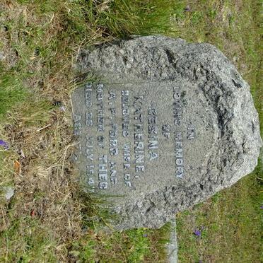 FORD Gesina Katherine -1947