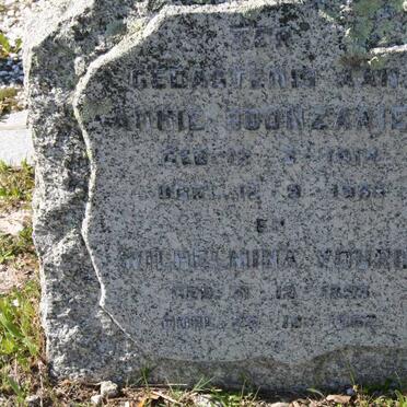 FOURIE Wilhelmina 1853-1962 :: BOONZAAIER Annie 1914-195?