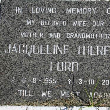 FORD Jacqueline Theresa 1955-2007