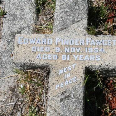 FAWCETT Edward Pinder -1954