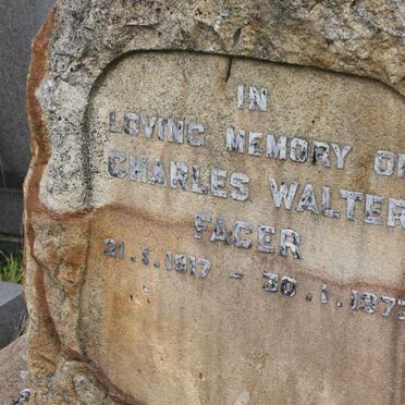 FACER Charles Walter 1917-1973