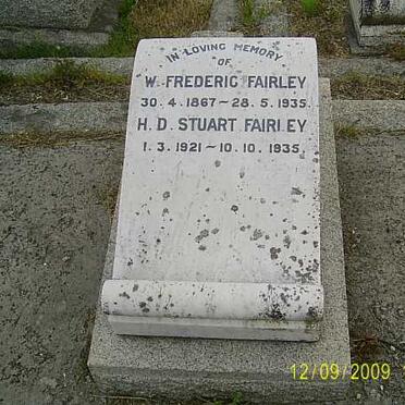 FAIRLEY W. Frederic 1867-1935 :: FAIRLEY H.D. Stuart 1921-1935