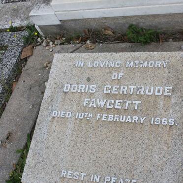 FAWCETT Doris Gertrude  -1966