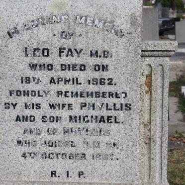 FAY Leo  -1962 &amp; Phyllis -1966