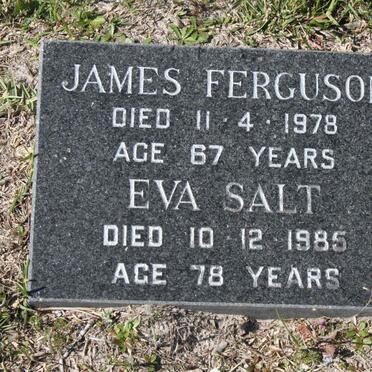 FERGUSON James -1978 &amp; Eva SALT -1985