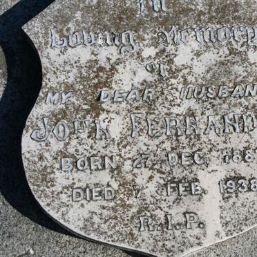 FERNANDEZ John 1887-1938