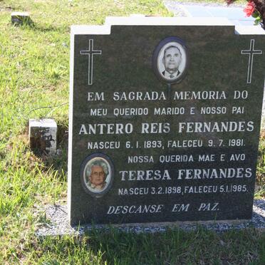 FERNANDES Antero Reis 1893-1981 &amp; Teresa 1898-1985