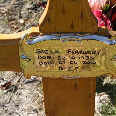 FEBUARY Sheila 1935-2010