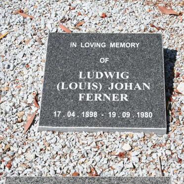 FERNER Ludwig Johan 1898-1980